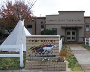 Comanche Nation College entrance