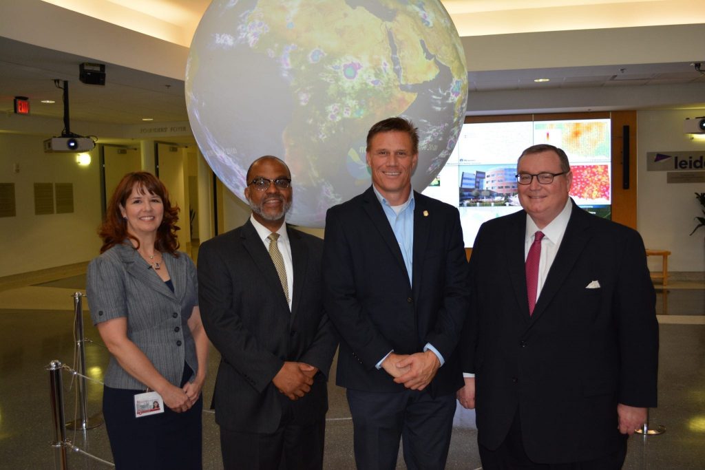 Alicia Knoedler, Vonley Royal, Rep. Todd Thomsen, Chancellor Glen D. Johnson